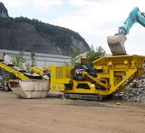Keestrack B3 mobile track mounted Jaw Crusher