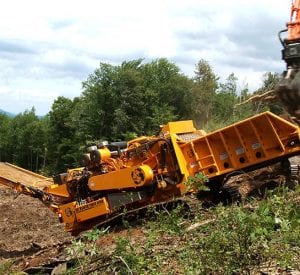 cbi 6800 grinder grinding on a hill