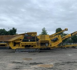 Used Keestrack jaw crusher for sle