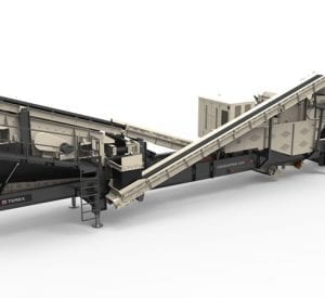Cedarapids CRH1313R impact crusher plant