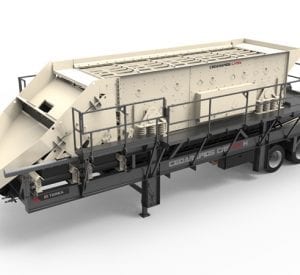 Cedarapids CRS820H portable screen plant
