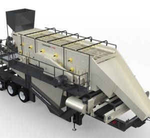Cedarapids TXW620HT portable wash plant