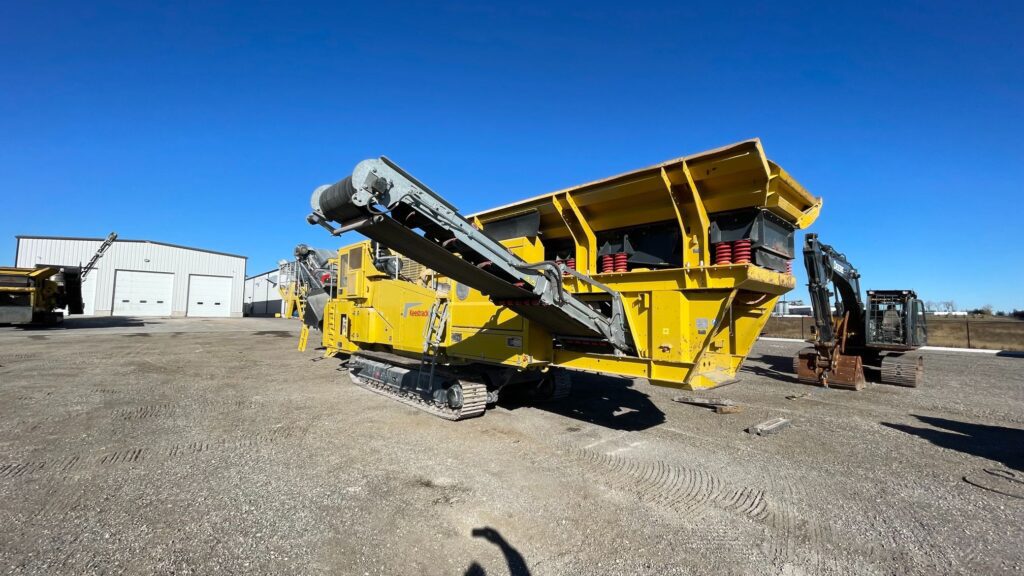 Used Keestrack R6 impact crushing plant for sale