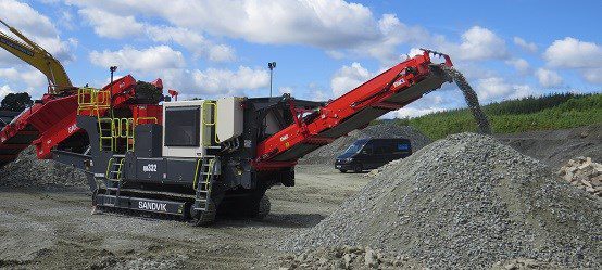 Sandvik QH mobile cone crusher for sale