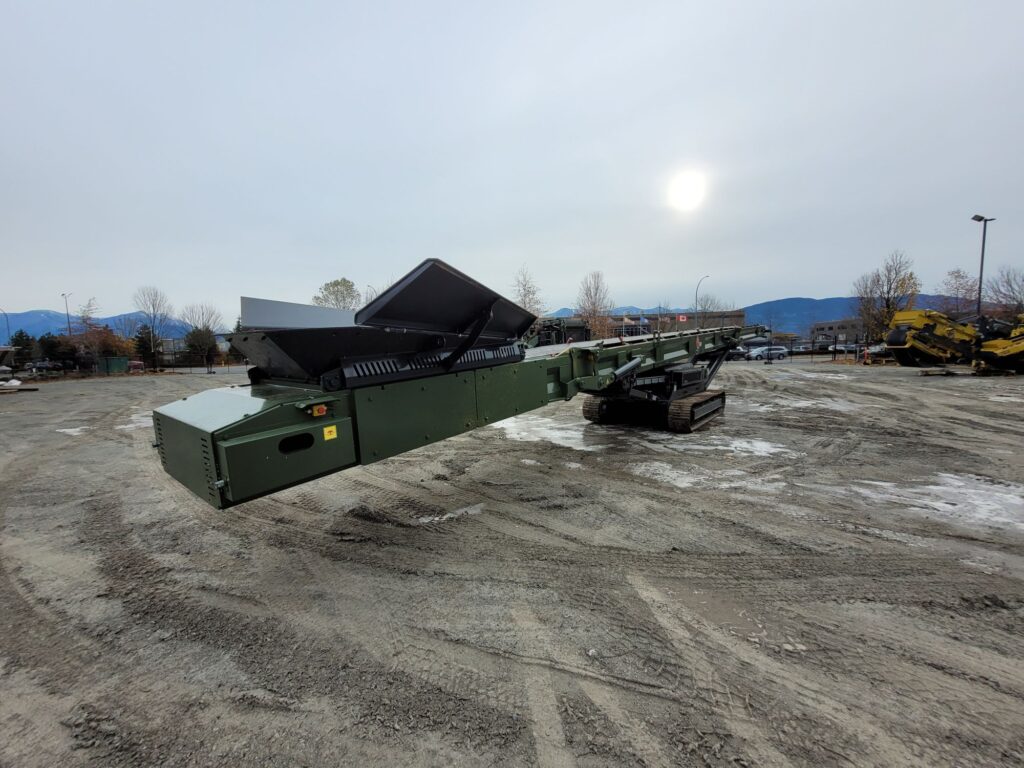 Used Keestrack S5 track mounted stacking conveyor for sale