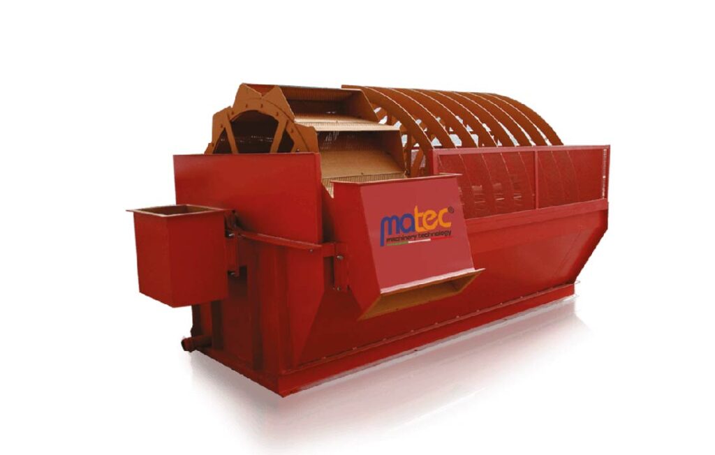 Matect Buctec sand recovery unit for wet processing.