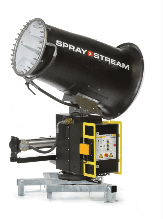 Spraystream S15.0 dust suppression cannon.