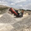 Sandvik mobile jaw crusher.