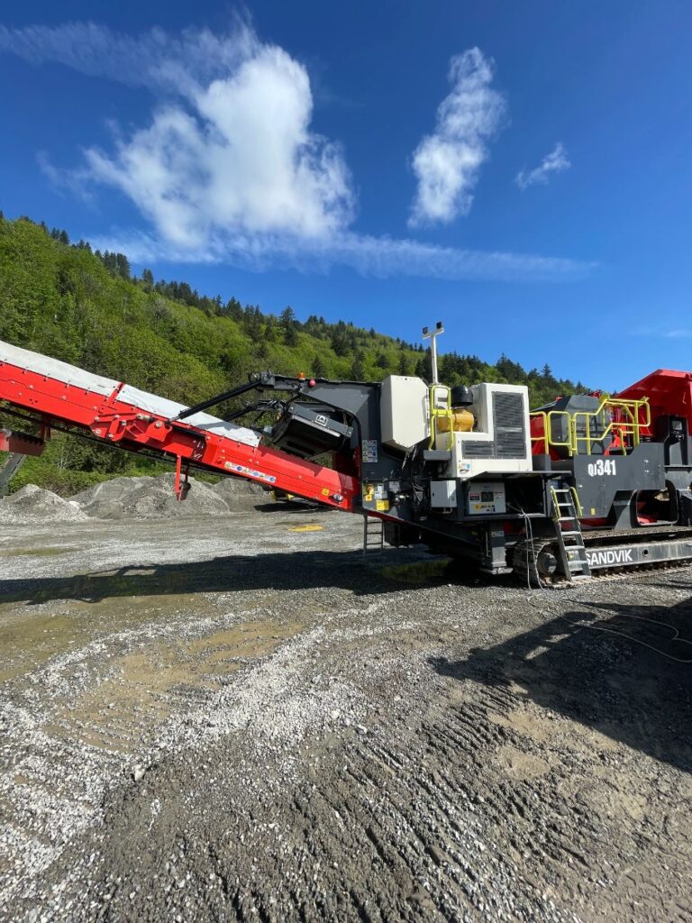 Sandvick jaw crusher.