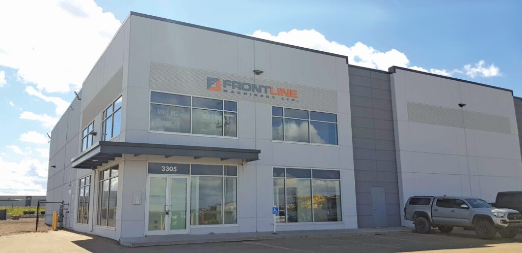 New Frontline Machinery facility in Leduc.