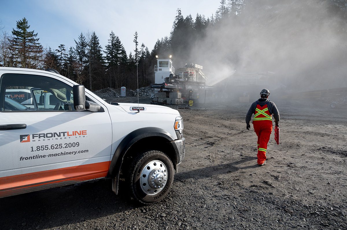 Frontline Machinery Mobile Service Fleet